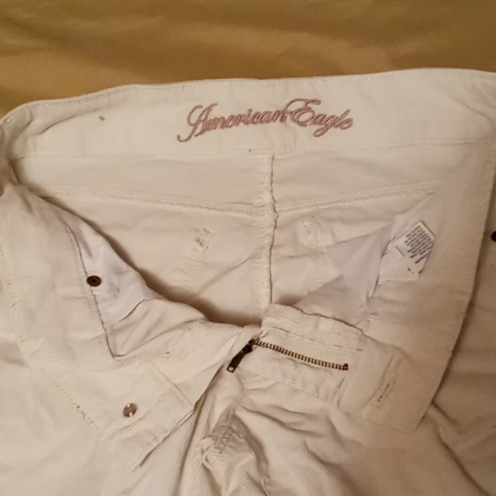 White Corduroy Pants